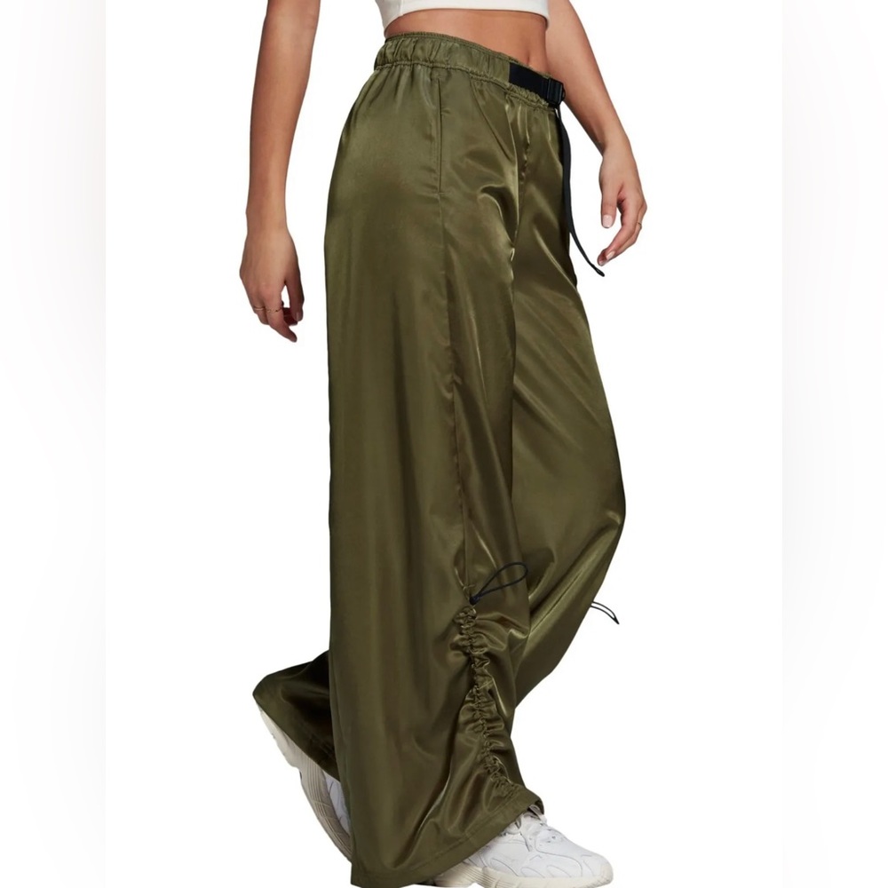 Adidas Originals Wide-Leg Satin Pants, Size Medium, New with Tags, $40